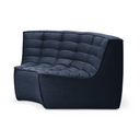 N701 Round Corner Sofa | Eco Graphite