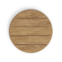 Naxos Round Bar Patio Dining Table | Terrazzo / Natural Ash