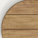 Naxos Round Patio Dining Table | Terrazzo / Natural Ash