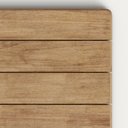 Naxos Square Bar Patio Dining Table | Black / Natural Ash