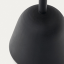 Naxos Square Bar Patio Dining Table | Black / Natural Ash