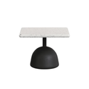 Naxos Square Patio Coffee Table | Black / Terrazzo