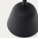 Naxos Square Patio Dining Table | Black / Walnut Brown