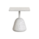 Naxos Square Patio Side Table | Terrazzo