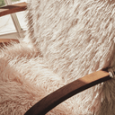 Neto Armchair | Brown Faux Fur