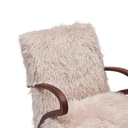 Neto Armchair | Brown Faux Fur