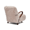 Neto Armchair | Brown Faux Fur