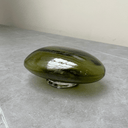 Noctis Glass Pebble Sculpture