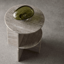 Noctis Glass Pebble Sculpture