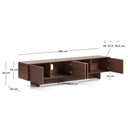 Norlen Entertainment Cabinet