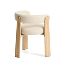 Notting Patio Chair | Ivory / Natural Teak