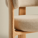 Notting Patio Chair | Ivory / Natural Teak