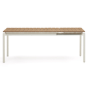 Noosa Extension Patio Dining Table | White