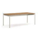 Noosa Extension Patio Dining Table | White