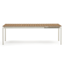 Noosa Extension Patio Dining Table | White
