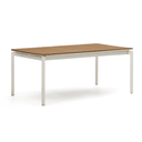 Noosa Extension Patio Dining Table | White