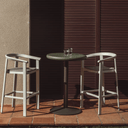 Nori Bar Round Patio Dining Table | Green