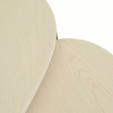 Oberon Curve Nest Coffee Table | Shell