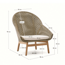 Olbia High Back Patio Armchair