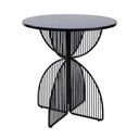 Omaha Patio Cafe Dining Table SS | Black