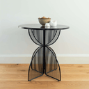 Omaha Patio Cafe Dining Table SS | Black