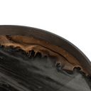 Bronze Organic Round Glass Tray