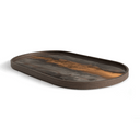 Bronze Organic Oblong Glass Tray