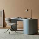 Orson Round Desk | Powder Blue