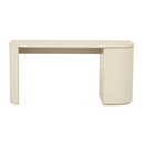 Orson Round Desk | Putty