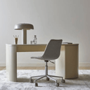 Orson Round Desk | Putty
