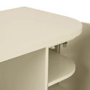 Orson Round Desk | Putty