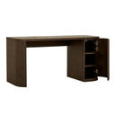Orson Round Desk | Tobacco Ash