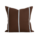 Otis Cushion | Chocolate / Sky
