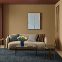 Otis Cushion | Chocolate / Sky
