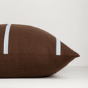 Otis Cushion | Chocolate / Sky
