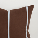Otis Cushion | Chocolate / Sky