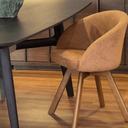 Otis Swivel Dining Chair | Terracotta
