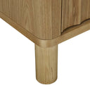 Oliver Fluted Entertainment Cabinet | Natural Ash