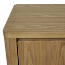 Oliver Fluted Entertainment Cabinet | Natural Ash