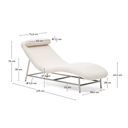 Osla Lounger | Sandy Biege