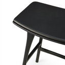 Osso Bench Barstool | Black Leather