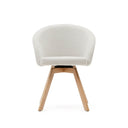 Otis Swivel Dining Chair | Ivory