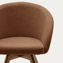 Otis Swivel Dining Chair | Terracotta