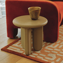 Paddle Side Table | Pebble