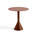 Palissade Cone Round Patio Table | Iron Red