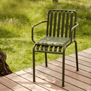 Palissade Patio Dining Chair With Arms | Olive