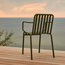 Palissade Patio Dining Chair With Arms | Olive