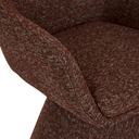 Paula Swivel Dining Chair | Russet