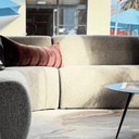 Huxley Long Cushion | Chocolate / Cherry