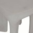 Petra Arch Patio Side Table | Linen